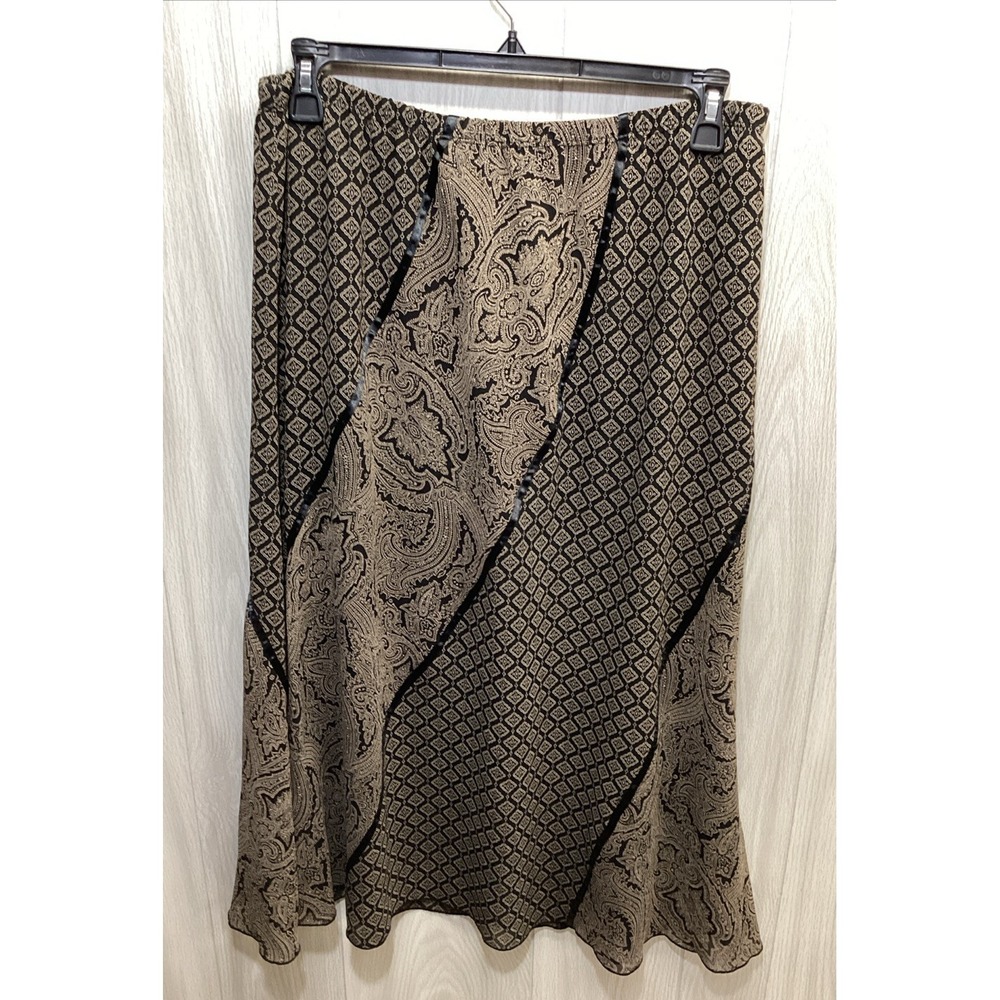 AVENUE Women's (Size 14/16) Long Sleeve Button Down Collared Skirt Set‎ - Picture 5 of 7
